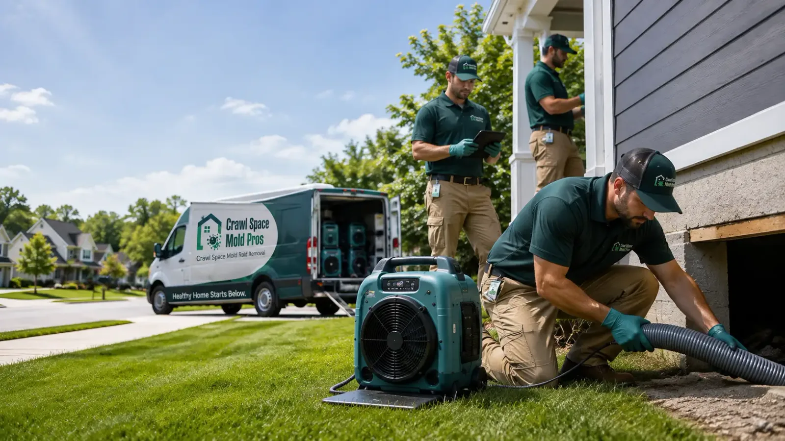 Crawl Space Mold Removal in Prospect Heights, IL